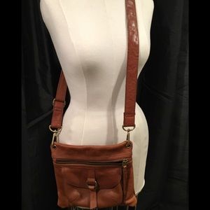 Fossil- Brown Leather satchel